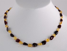 Бусы янтарь Осенняя мелодия НЯН-157-(1,4)