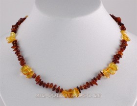 Бусы янтарь Осенняя мелодия НЯН-158-(1,4)