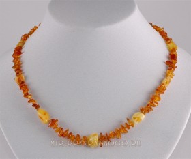 Бусы янтарь Осенняя мелодия НЯН-163-(2,3)