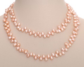 Бусы из жемчуга "Ажур"