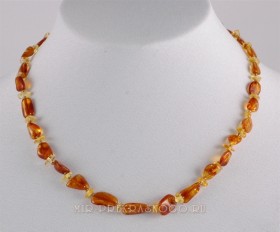 Бусы янтарь Осенняя мелодия НЯН-160-(1,2)
