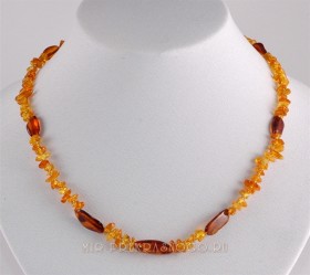 Бусы янтарь Осенняя мелодия НЯН-159-(1,2)