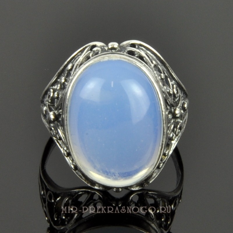Кольцо с лунным камнем Мотылек кНЛК-1686
