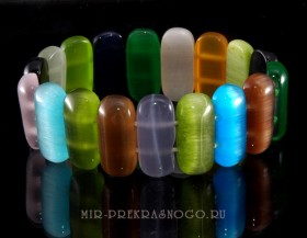 Браслет из кошачьего глаза Классика бНКГ-(10-22)-8