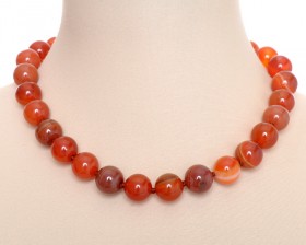 Бусы из сердоликаЛеди-2