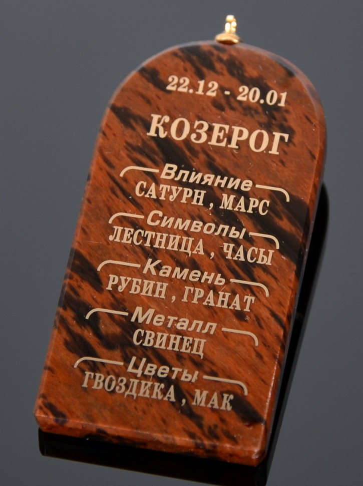 Подвеска-оберег "Зодиак: Козерог"