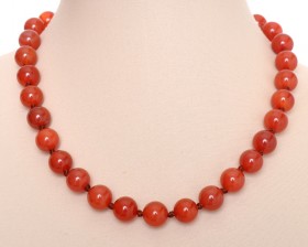 Бусы из сердоликаЛеди-2
