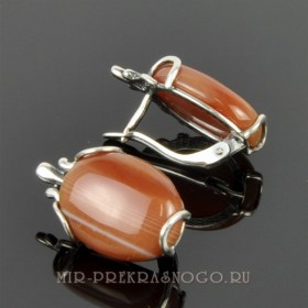 Серьги с сердоликом Прима сНСР-1700