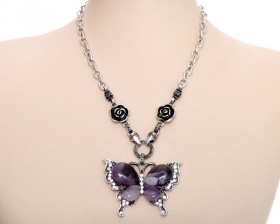 Подвеска из аметиста Фэшион