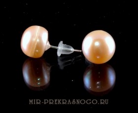 Серьги с жемчугом Жемчужинка-9 сНЖМ-338