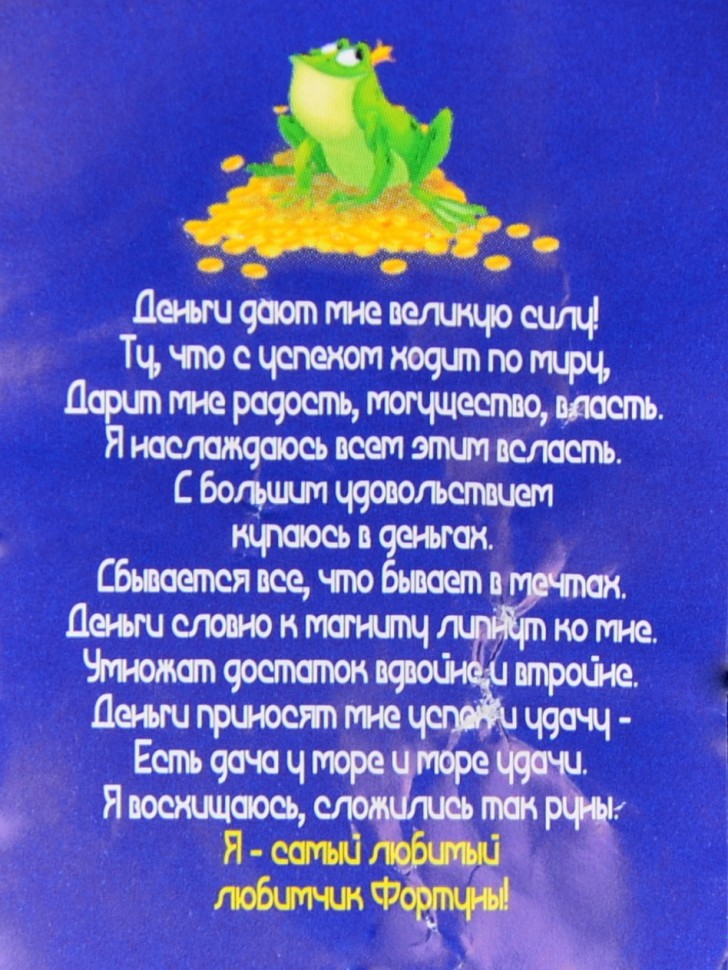 Кошельковый оберег-талисман "Лягушка Денежная"