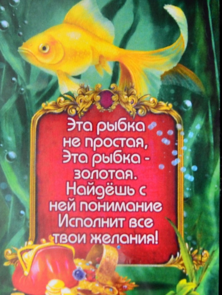 Кошельковый оберег-талисман "Золотая Рыбка"