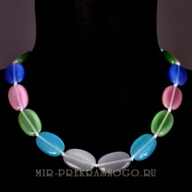 Бусы из кошачьего глаза Сеньора-2 НКГ-(16-25)-46-8