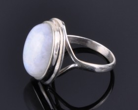 Кольцо серебро с лунным камнем &quot;Эфес&quot;