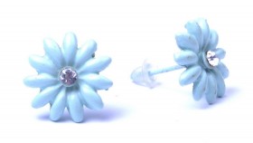 Серьги из комбинированного материала Беби сКМ-8425
