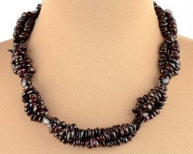 Бусы из граната "Прелюдия"