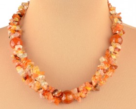 Бусы из сердолика Россыпи-2